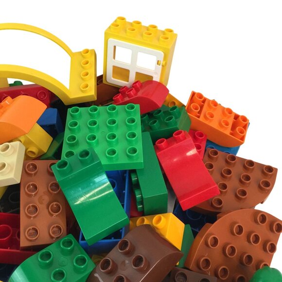 Lego Duplo Building Block Lot of 150+ Pieces Fence Car Window Replacement Parts - Picture 7 of 11